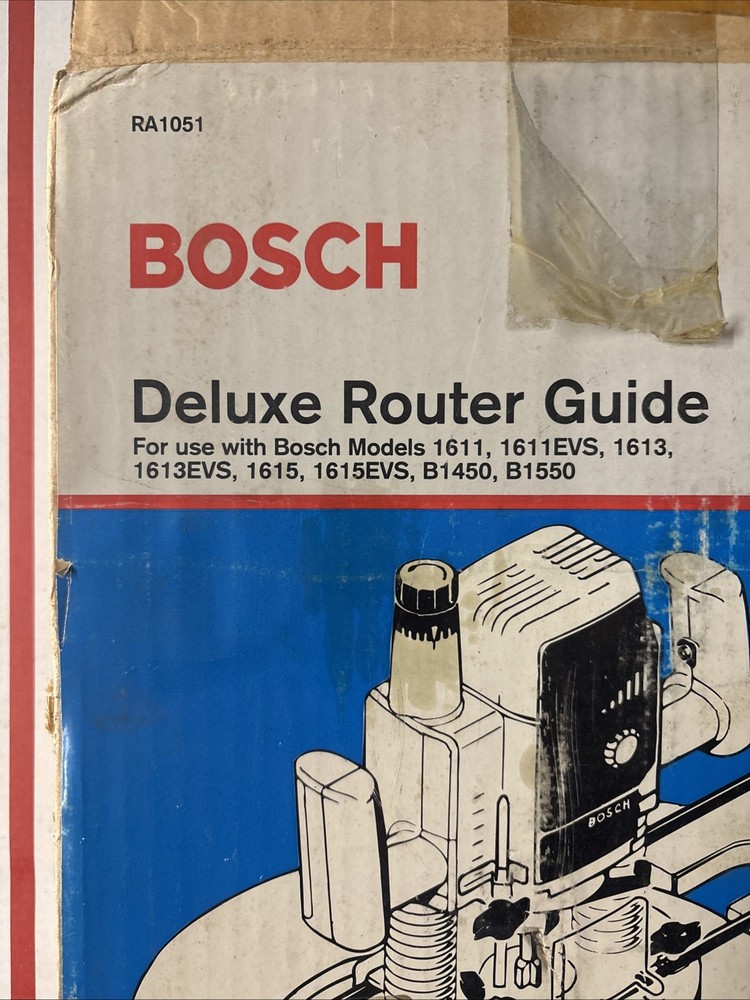 BOSCH #RA1051 DELUXE ROUTER GUIDE In Original Packaging