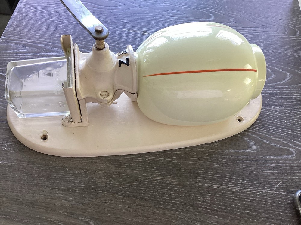 Vtg , Made In Germany Mount Ceramic Coffee Kaffee Grinder / Top Cap Missing