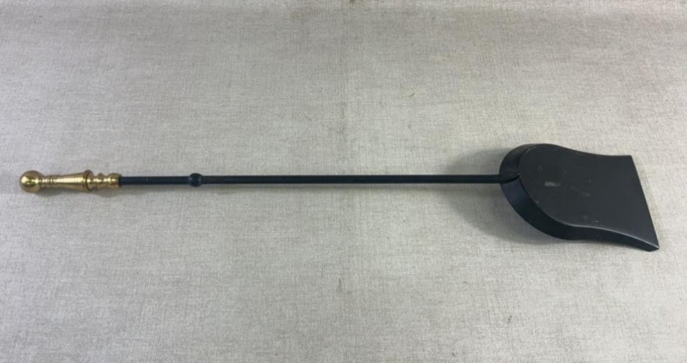 Vintage Cast Iron Fireplace Tool Set 3 Pc + Stand