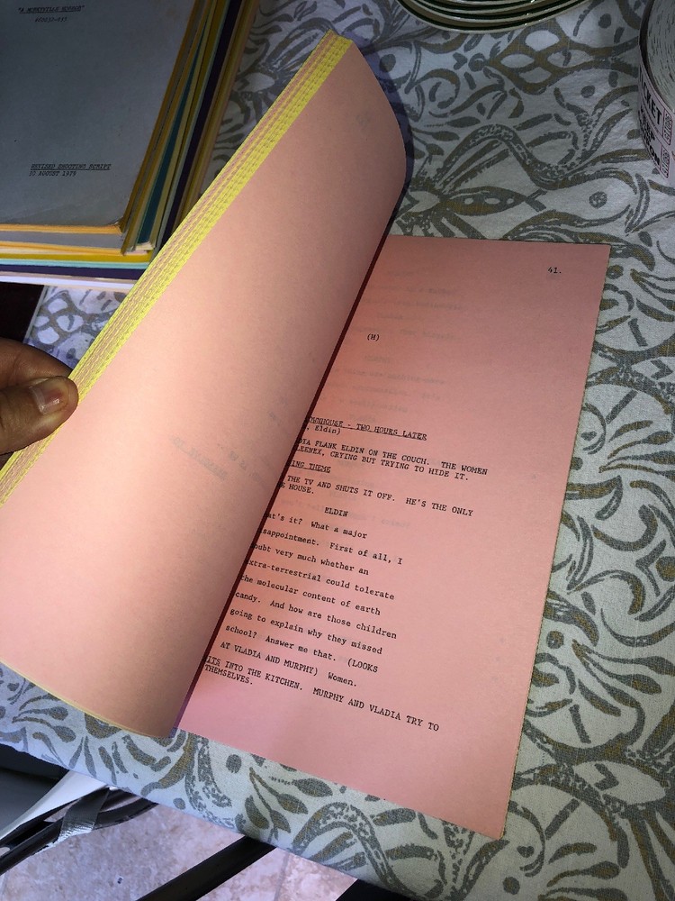 Authentic Script From Murphy Brown ”Moscow On The Potomac” With Original Notes