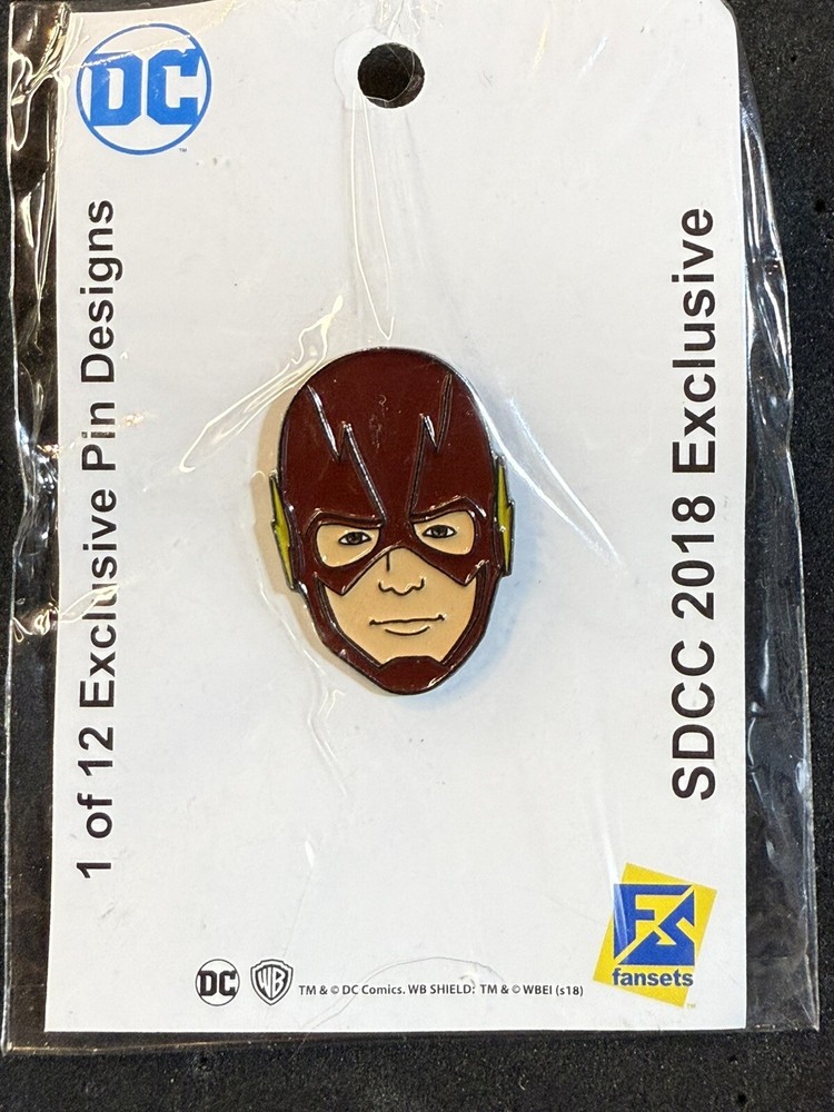 DC Comics Fansets The Flash Pin SDCC Exclusive
