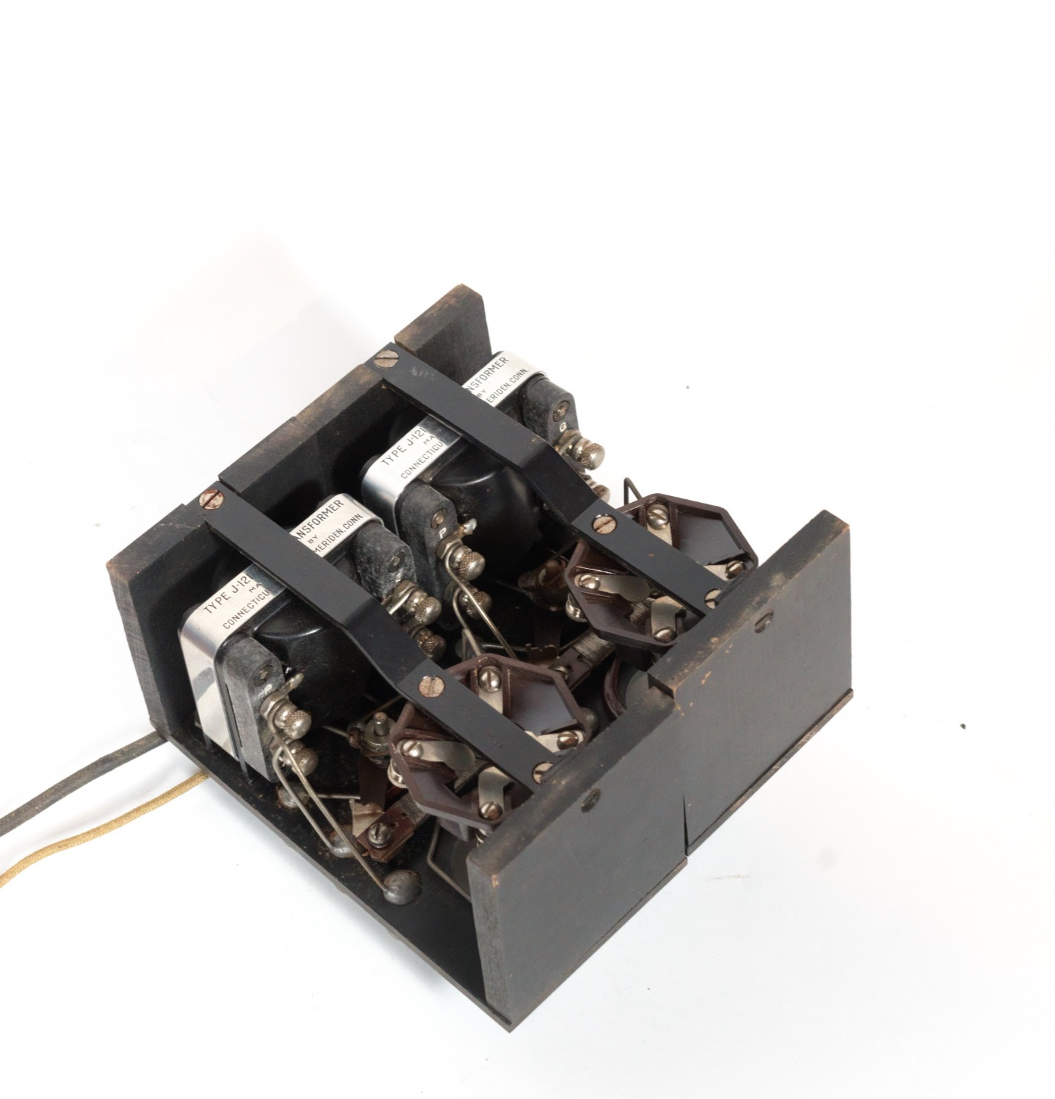 Near Mint 1923 Sodion DR-6 Radio w/Amps, Antenna, Rainbow Tubes & S-13 * Works