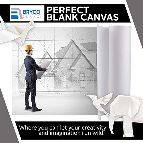 White Kraft Paper Roll 18" 100ft Packing Painting Drawing Banner Bulletin Board