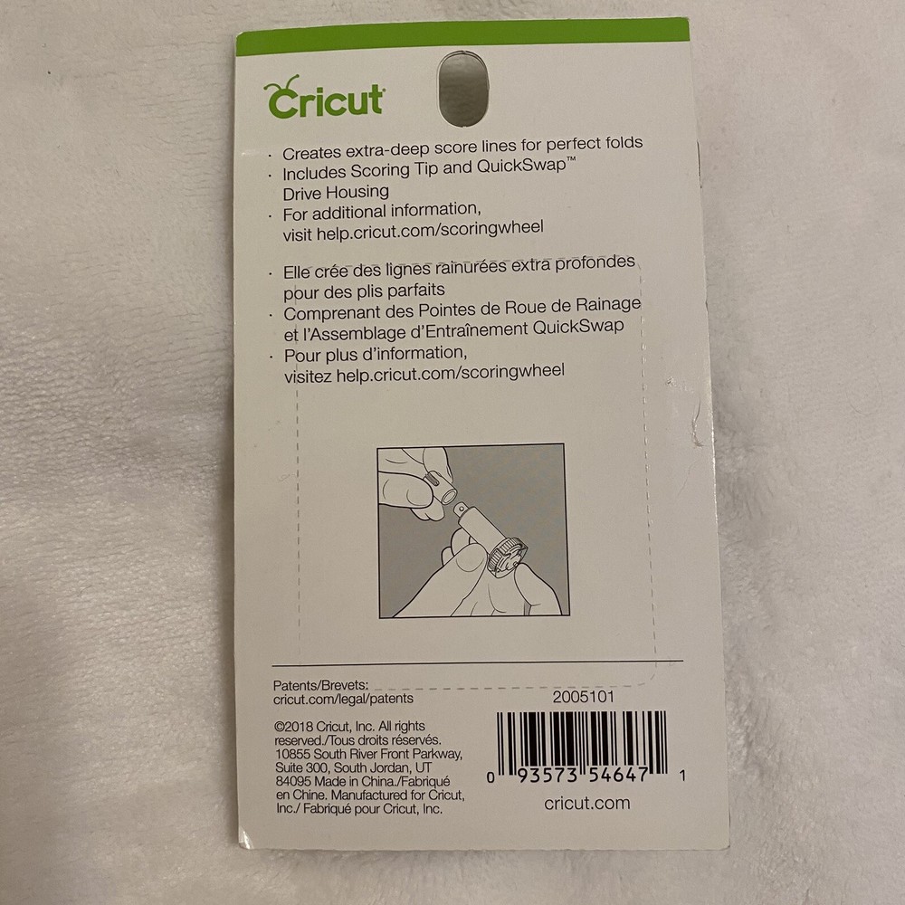 Cricut® Single Scoring Wheel Tip + Housing
