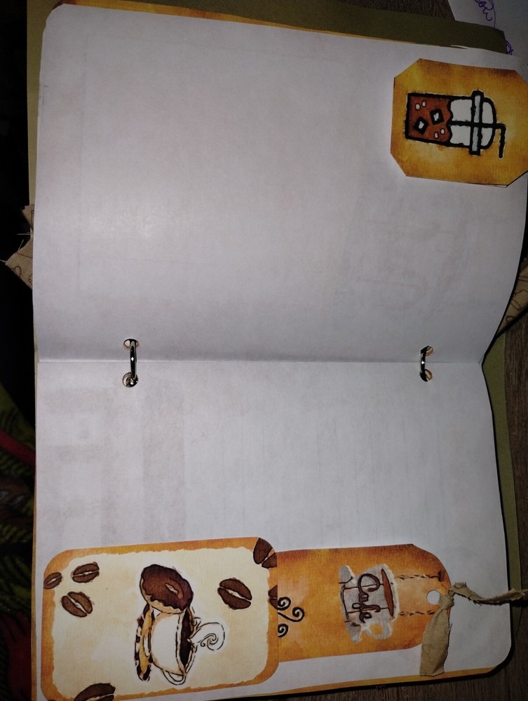 Coffee Junk Journal Scrapbook USA