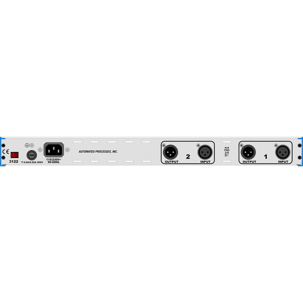 API 3122V Mic Preamplifier (2-Channel Rack-Mount)
