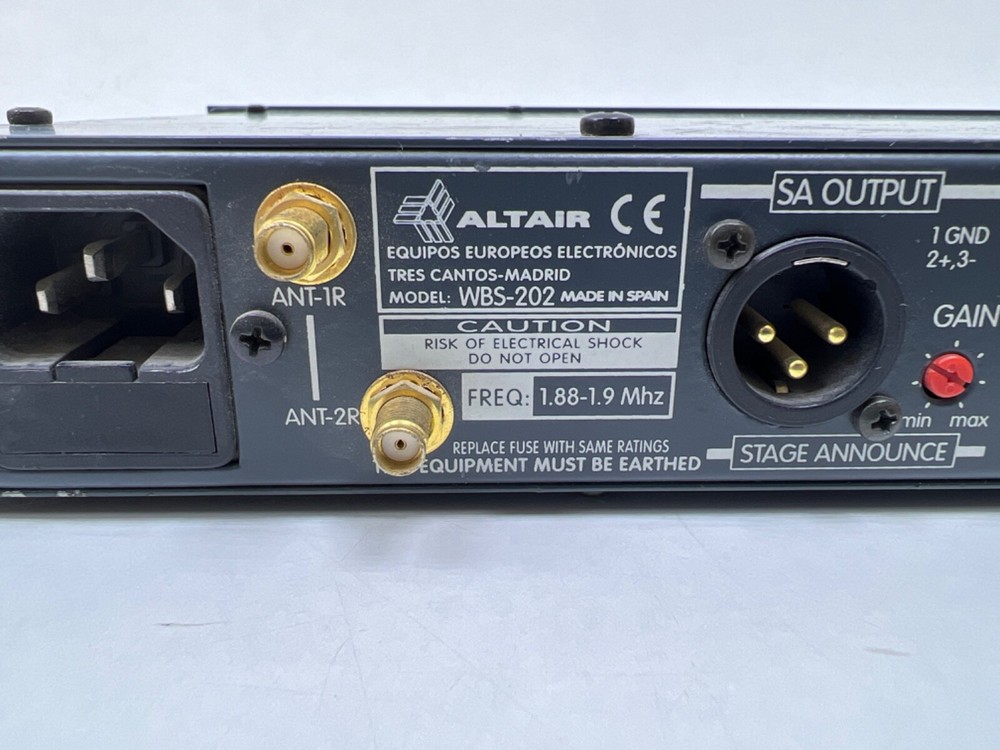 Altair WBS-202 Dual channel wireless intercom base station