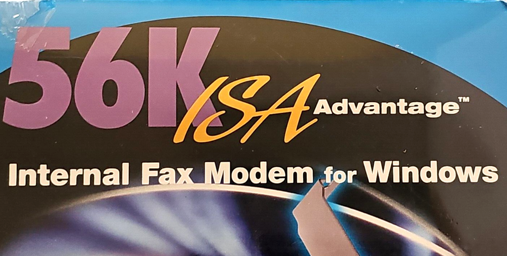 NOS Actiontec 56K ISA Advantage Internal Fax Modem for Windows V.90 & K56flex