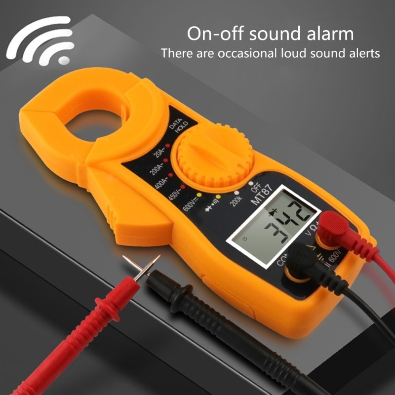 High Accuracy Sound Alerts Digital Clamp Meter Featuring Quick Data Recording