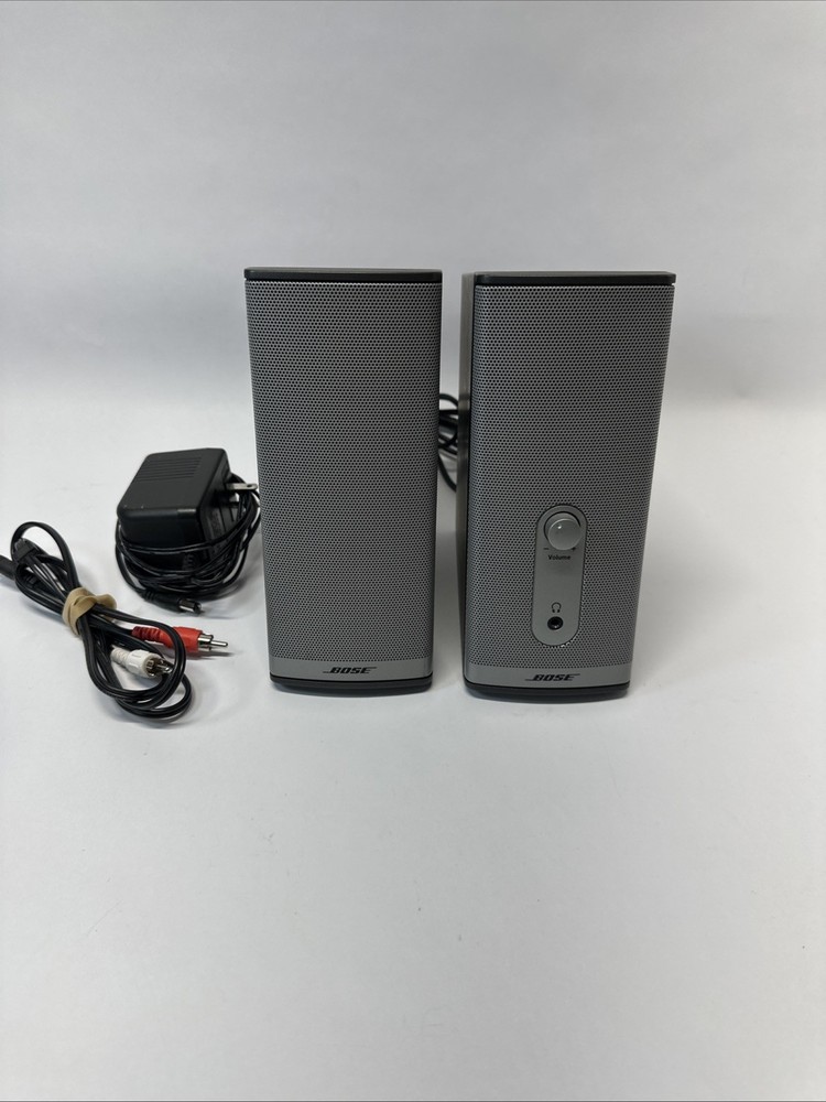 Bose Companion 2 Series II Computer Speaker System - Gray With Cords