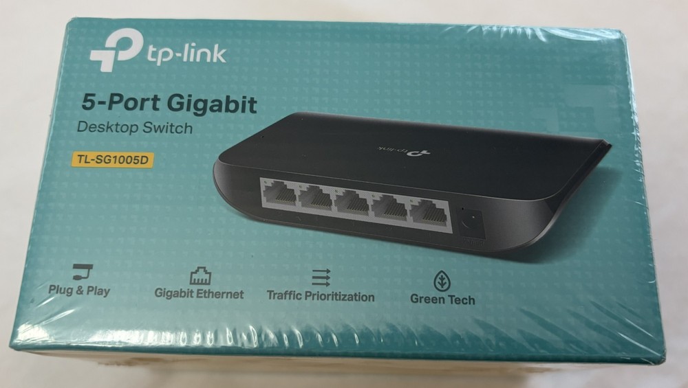 TP-Link TL-SG1005D 5-Port Gigabit Desktop Switch