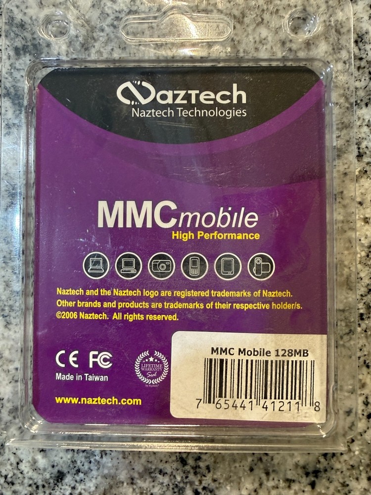 128 MB MMC Mobile Memory Card - High Performance Multi Media Card - NEW