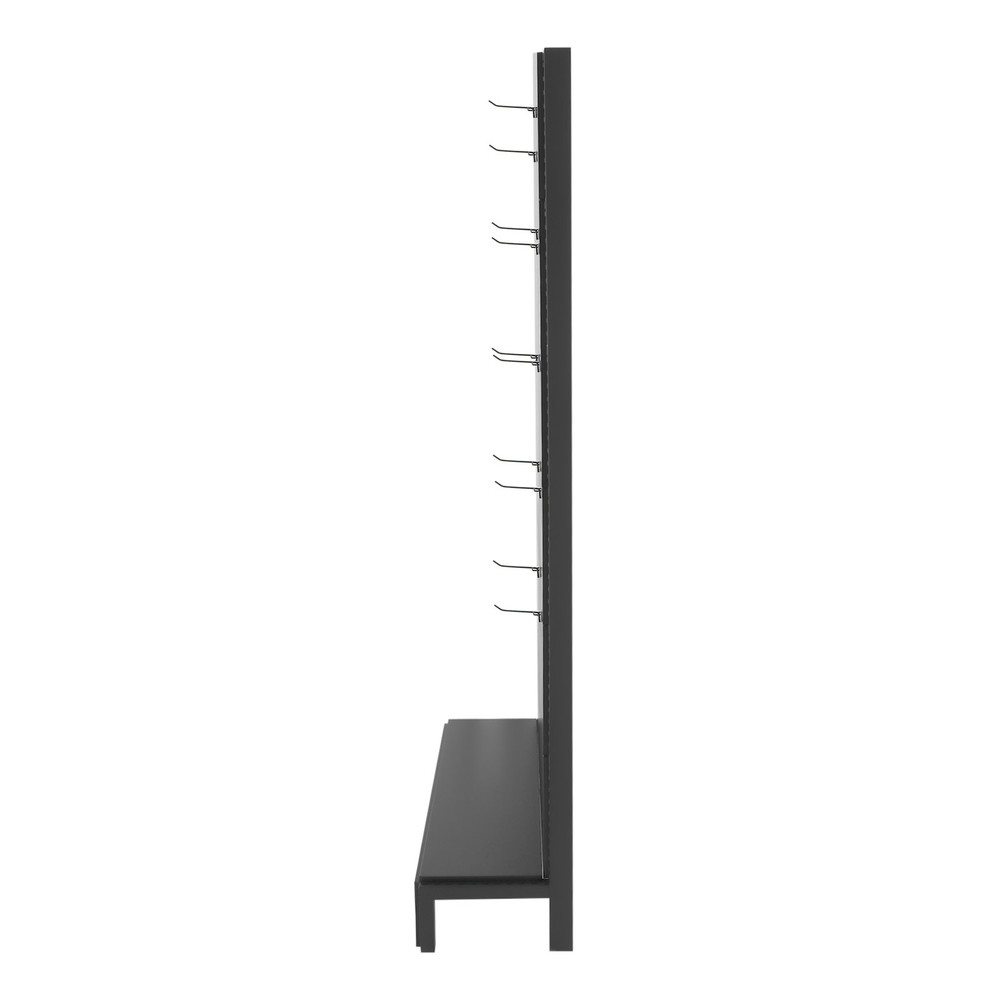 Peg Board Display Stand 6 Panels Retail Display Rack Display Stand with 10 Hooks