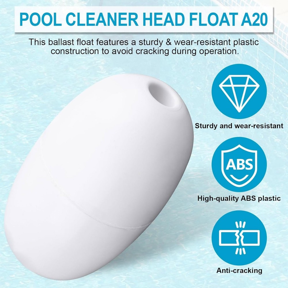 A20 Pool Cleaner Head Float Replace For Polaris Cleaners 280/360/380 Black Max