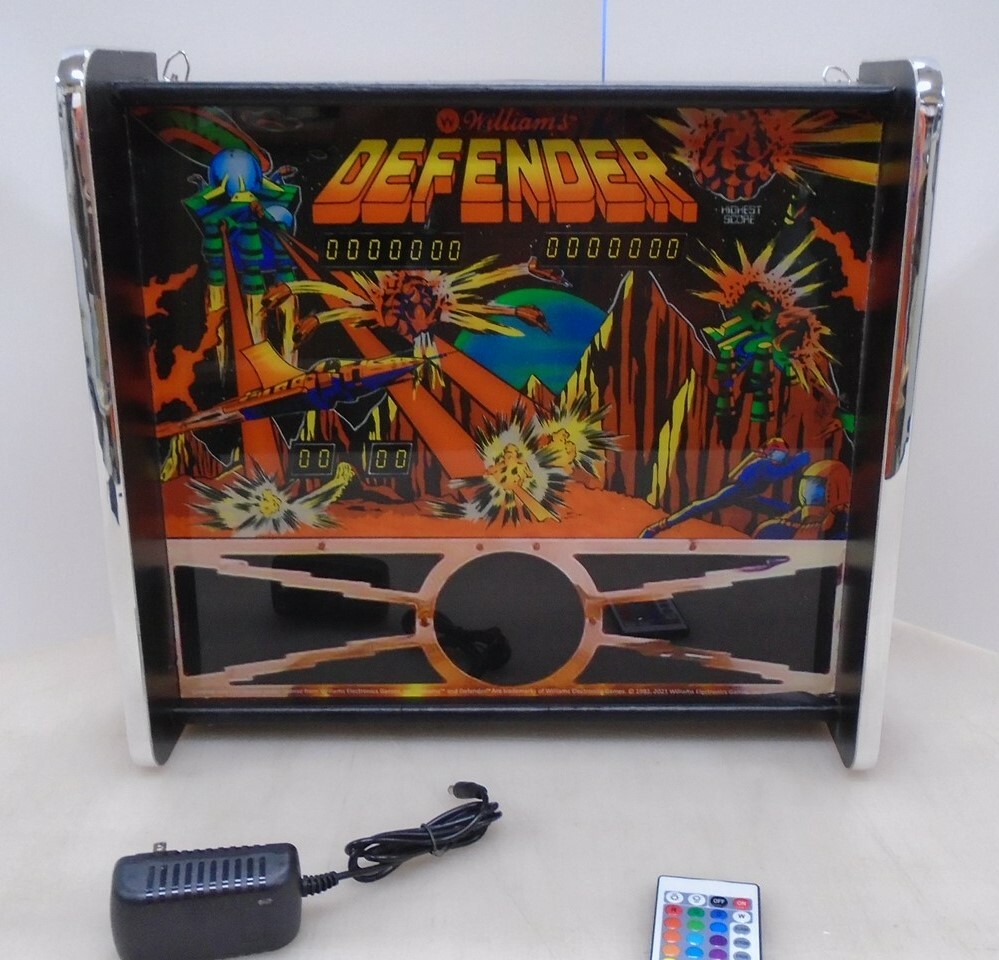 Williams Defender Pinball Head LED Display light box