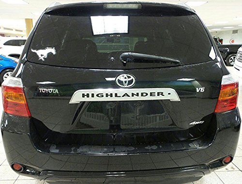 BDTrims | Black Tailgate Letters for Toyota Highlander ABS Plastic Inserts