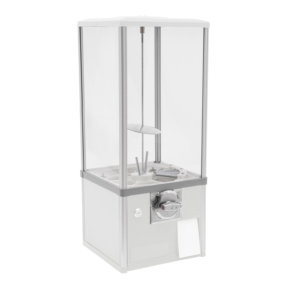 25" White Candy Vending Machine - Durable, Secure, Fun for All Ages