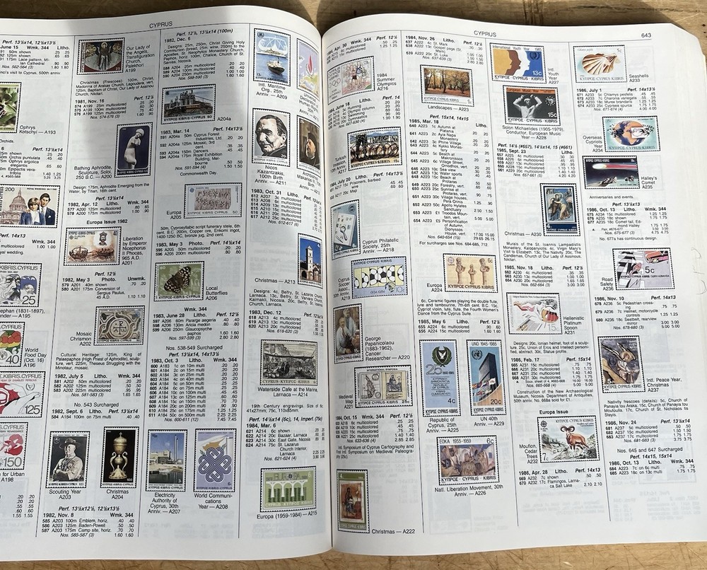 Scott 2006 Stamp Catalogue - C- F Countries