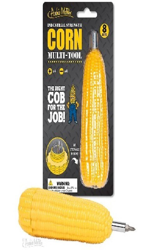 Ear Of Corn Screwdriver Multi Tool 8 Screwdriver Bits for the kitchen  drawer