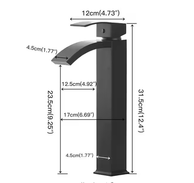 Single Hole One Handle High Arc Bath Faucet With Pop Up Drain Without Overflow