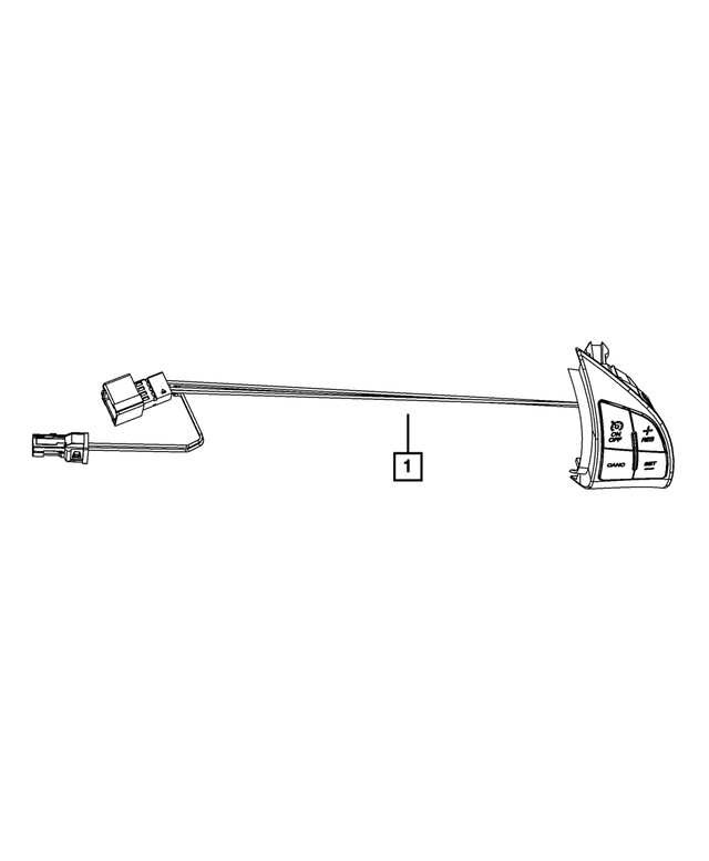 Genuine Mopar Speed Control Switch 1TB47JXWAD