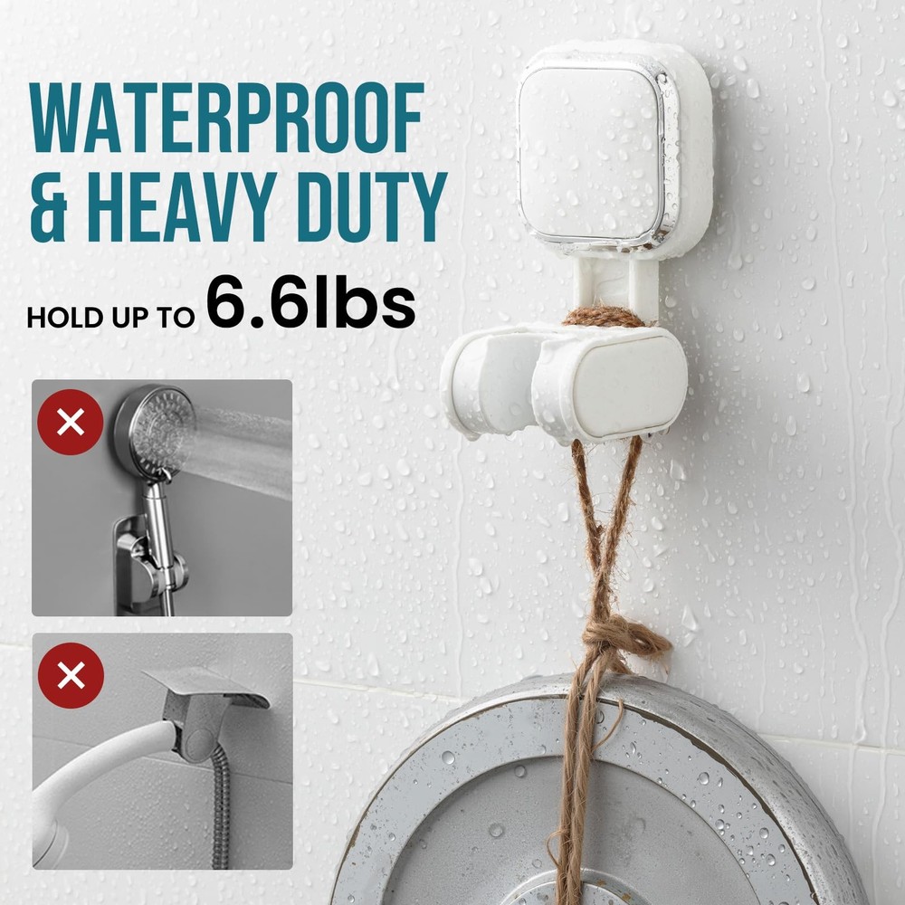 TAILI Shower Head Holder Suction, Handheld Bracket, Height Angle...