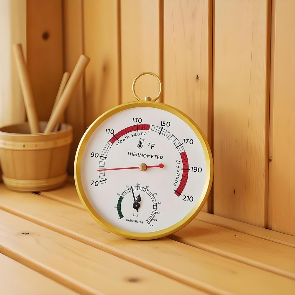 Sauna Temperature Gauge Portable Precise Heat-Resistant