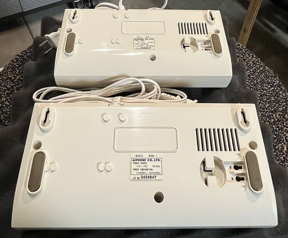 (1 SET) VINTAGE AIPHONE WBS-1 FM WIRELESS SPEAKER INTERCOM. NOS. EXCELLENT COND.