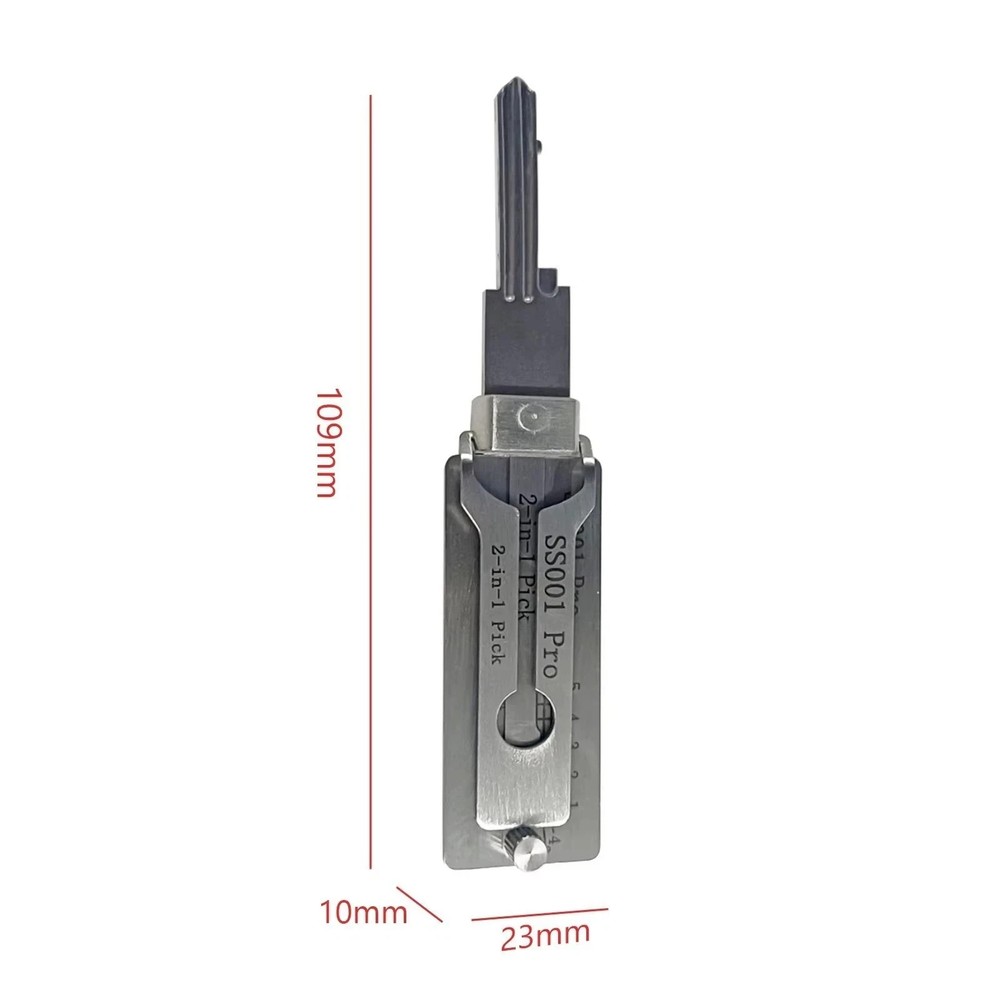 Hook And Pickup Tool Kit 2 In 1 Portable Lock Picking Set Ergonomic Handle