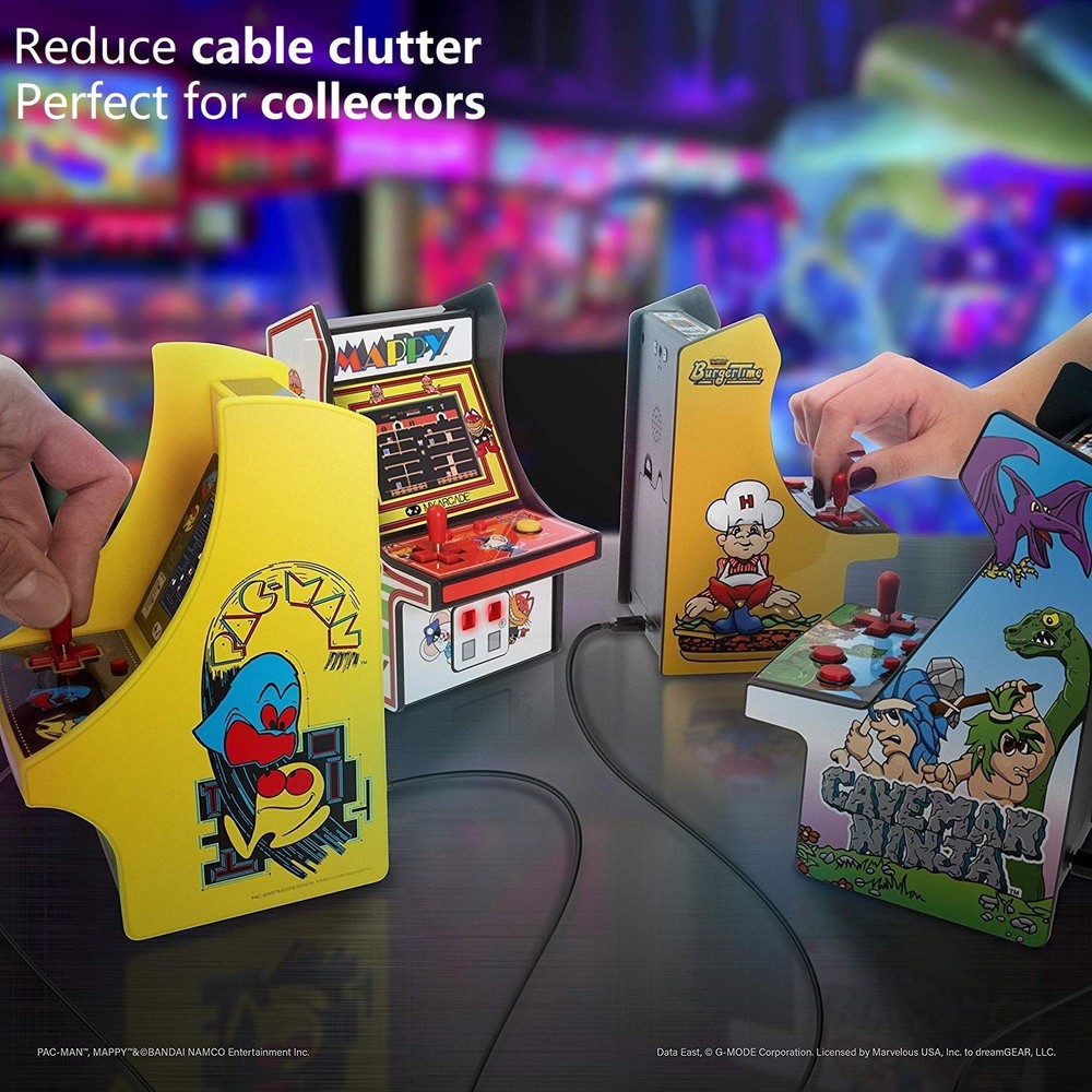 My Arcade Multi-Cable - USB Splitter Cable for Micro Player 5 feet, Black