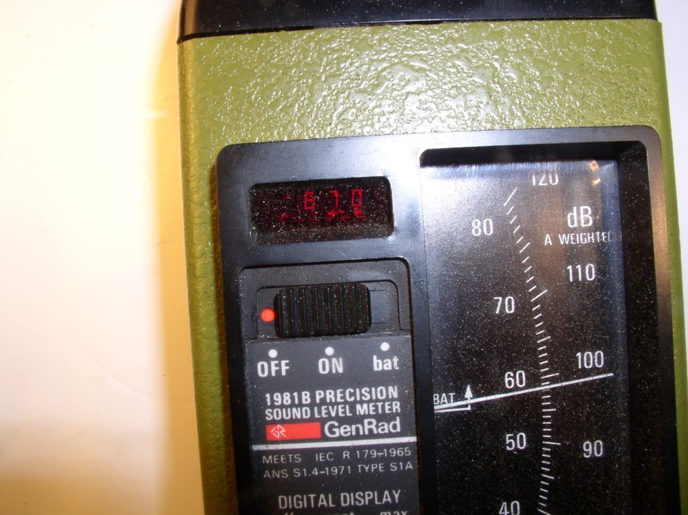 Precision Sound Level Meter Gen Rad 1981B