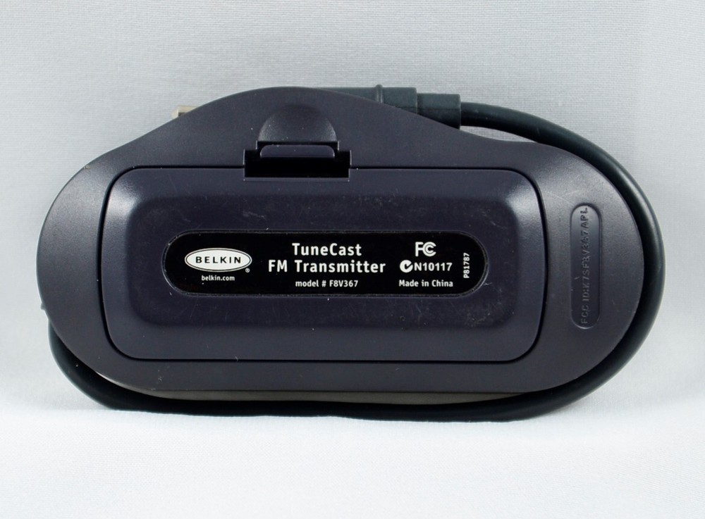Belkin TuneCast Model F8V367 FM Transmitter For Audio Devices