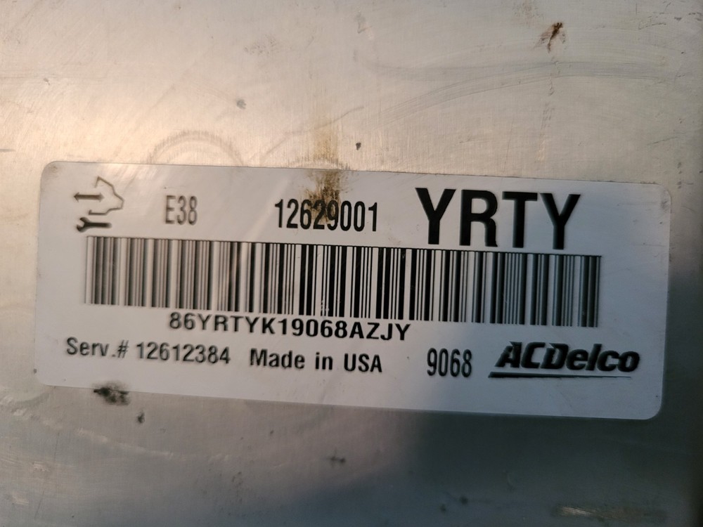 USED 2008-2009 Chevy Silverado Engine Control Module 12612384