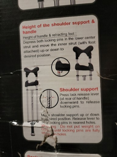 Folding Road Runner Therapeutics Crutches