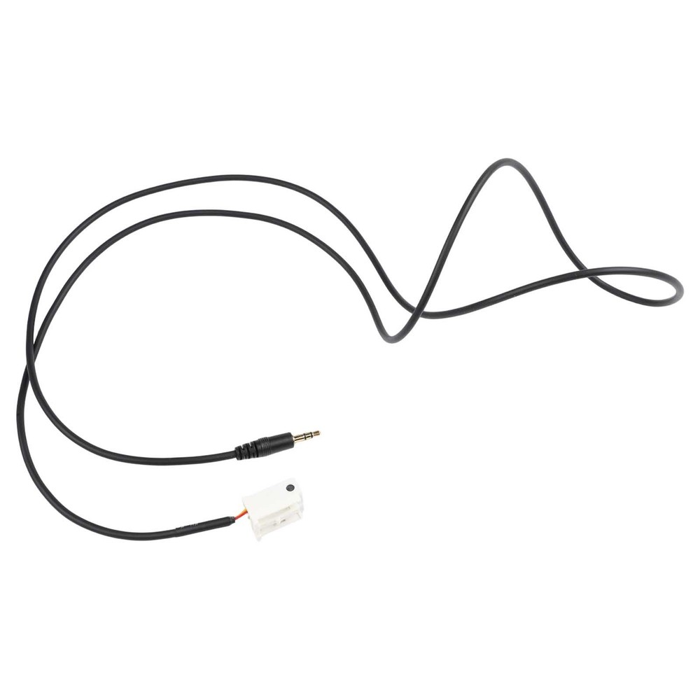 1pc Car Auto Black Auxilliary Cable Audio Adapter Connector For E60 E63 E66