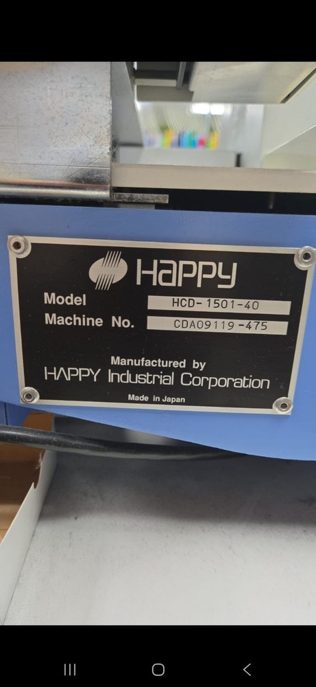 Happy HCD-1501-40 Embroidery Machine