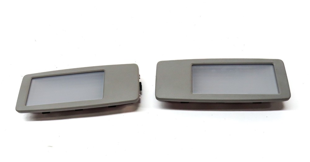 2013 BMW X1 (E84) INTERIOR OVERHEAD LEFT & RIGHT READING LIGHT SET/2 (Gray)