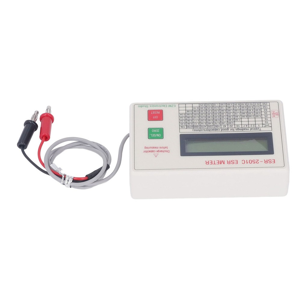 Handheld Capacitor Tester High Accuracy Lightweight Smart Shutdown