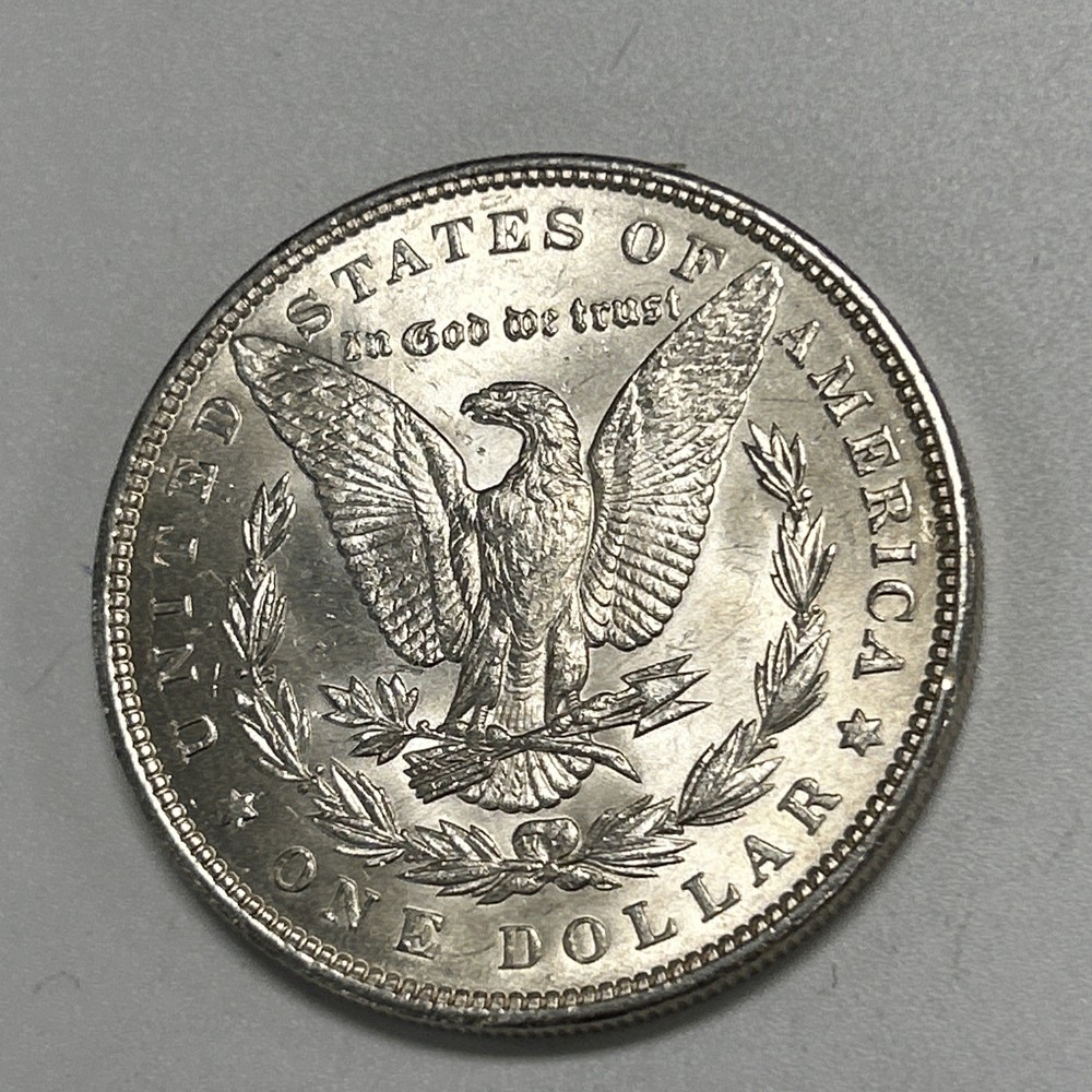 1890 $1 Morgan Silver Dollar BU Uncirculated
