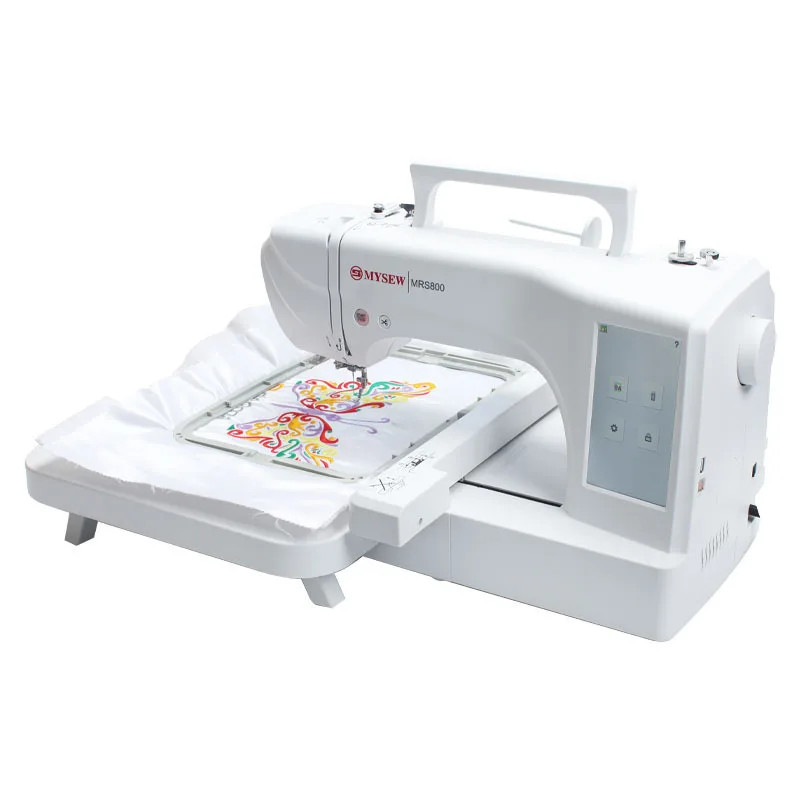220V/110V Computerized Embroidery Machine 7-inch Large LCD Touchscreen