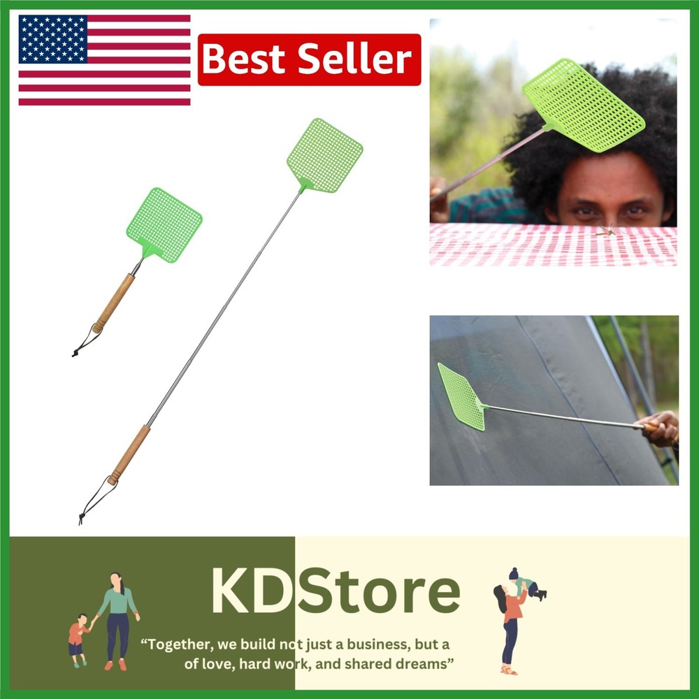Extendable Camping Fly Swatter - Compact & Portable