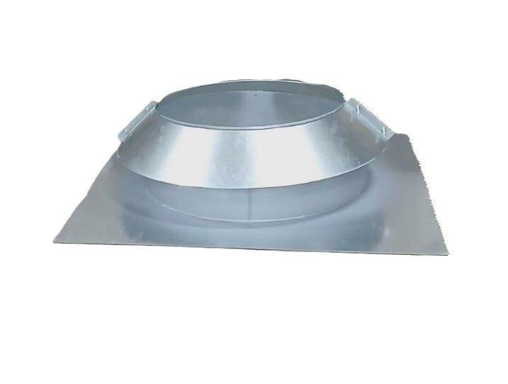 Paint Spray Booth Exhaust Stack Kits - 20' Pipe, Damper Cap, Flange, Collar