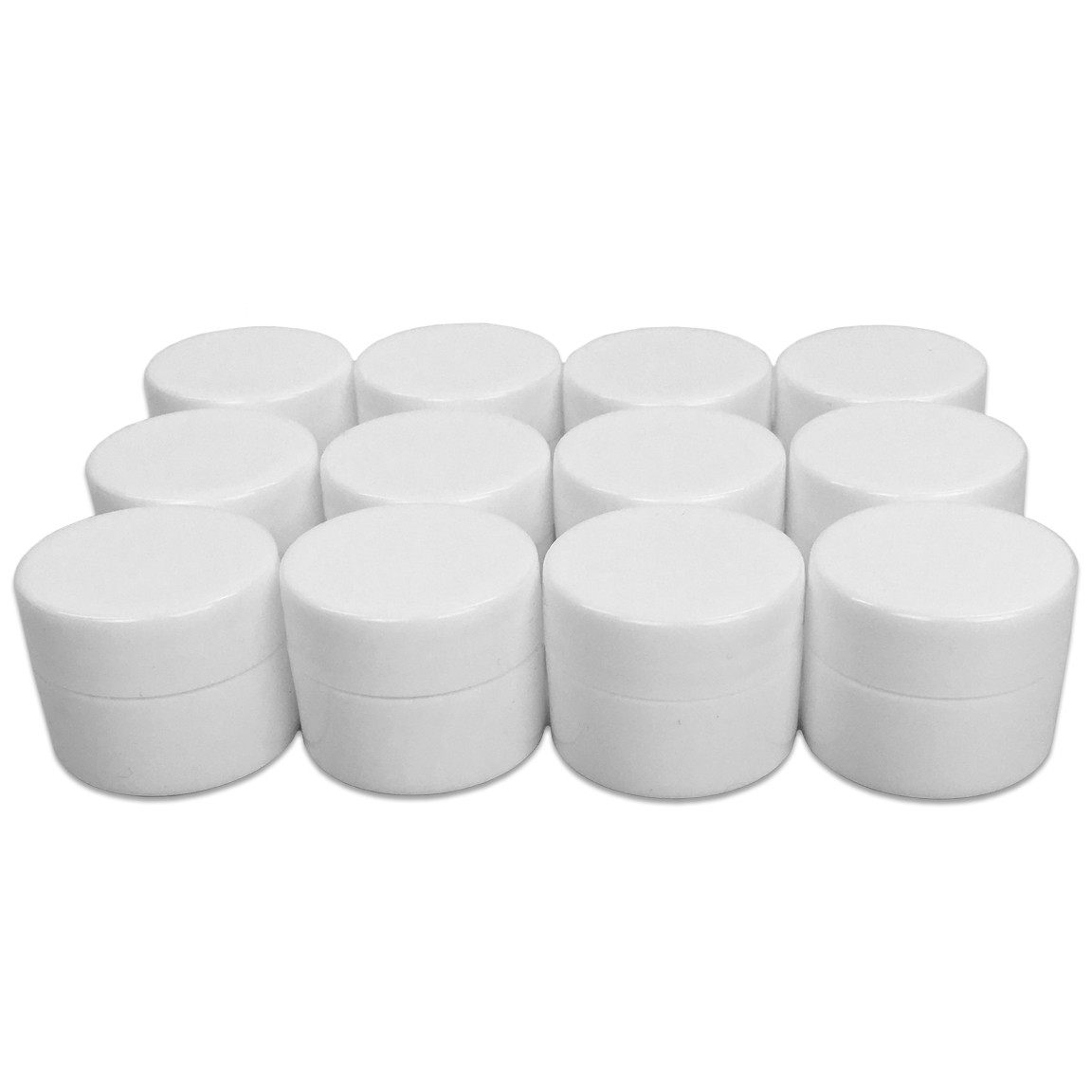 7g/7ml White Cosmetic Empty Jar Pots for Makeup Cream Balm