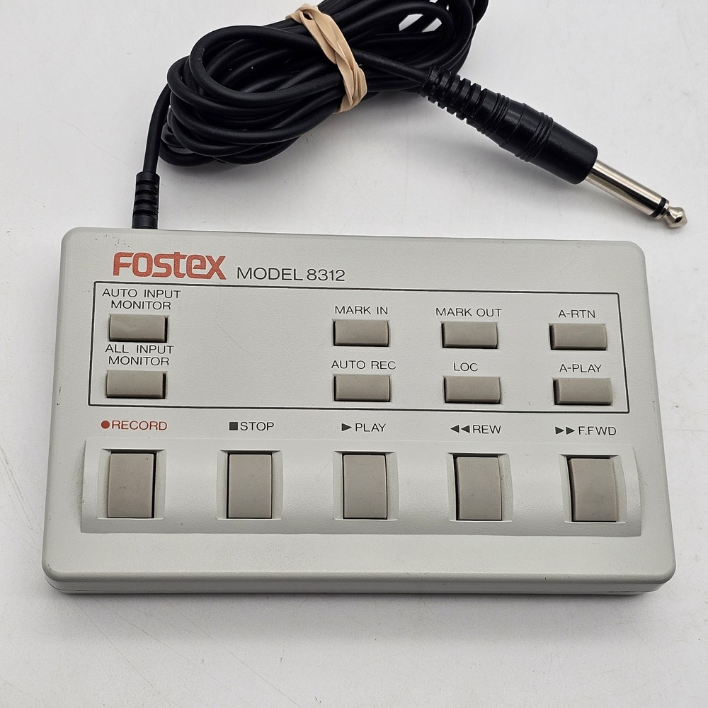 FOSTEX MODEL 8312 Cable Remote Control, RD-8 ADAT Digital Multi Track Recorder