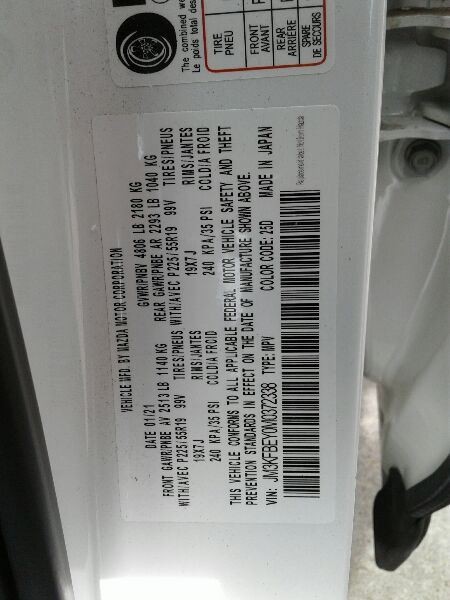 CX-5 2021 Camera/Projector 117388