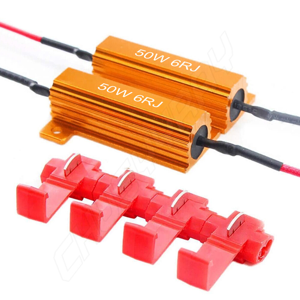 2x 4157 Load Resistor For Switchback LED Turn Signal Light Hyper Flash Fix