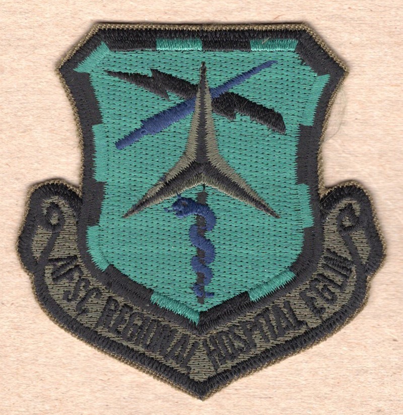 USAF Air Force Patch: Systems Command Clinic Eglin - subdued