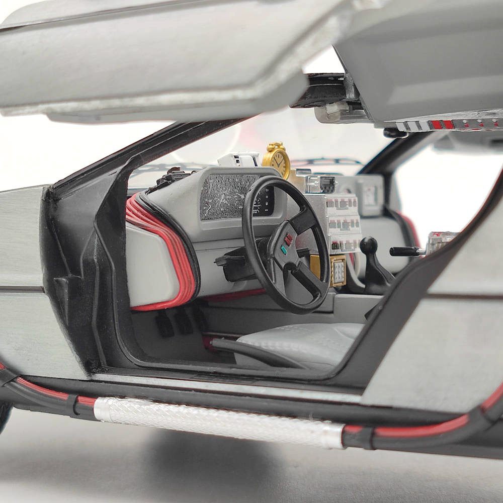 Hot Wheels 1/18 Elite Back To The Future Time Machine Ultimate Edition BCJ97 New