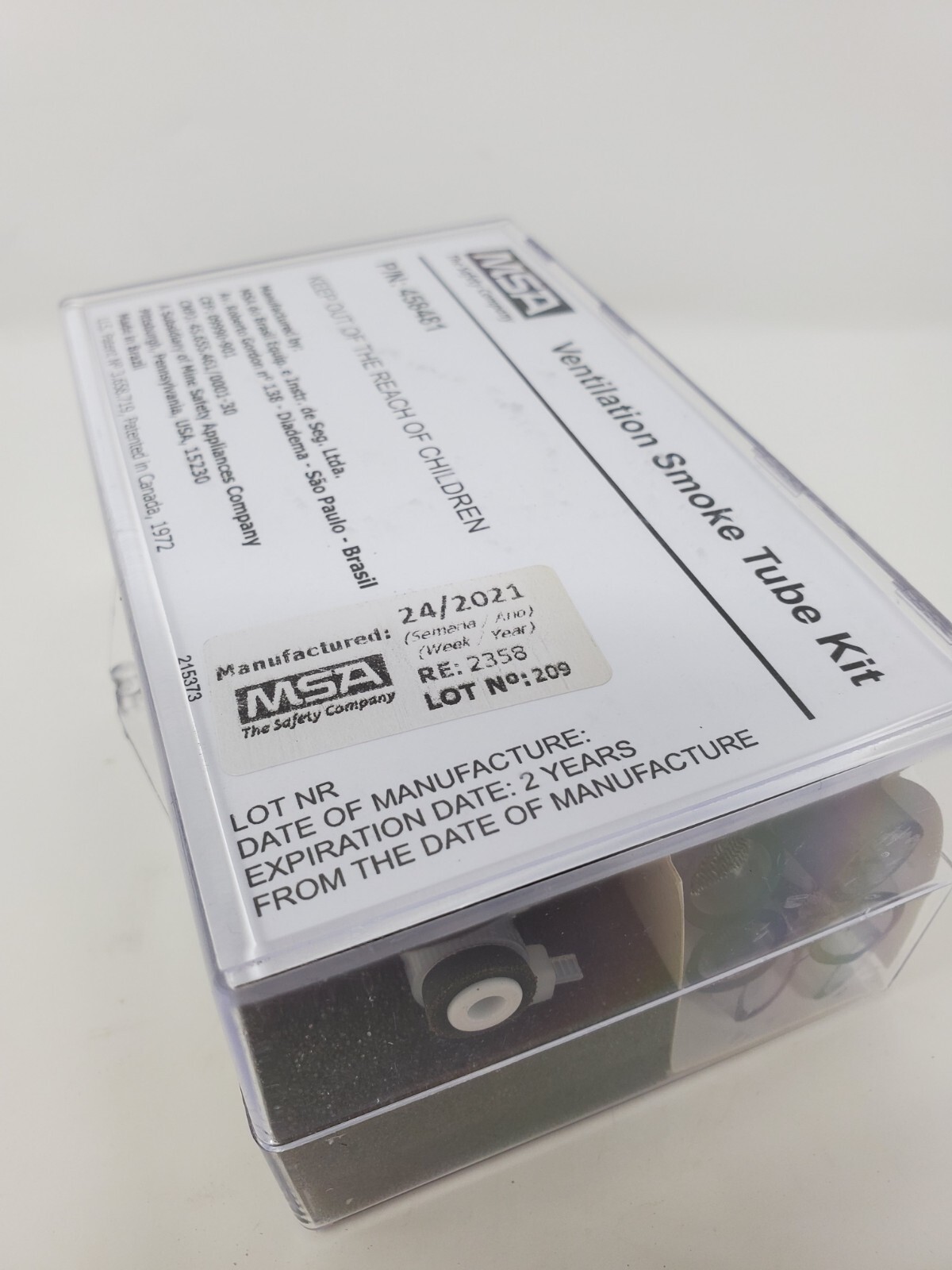 New Sealed MSA Ventilation Smoke Tube Kit No 458481 FRESH!