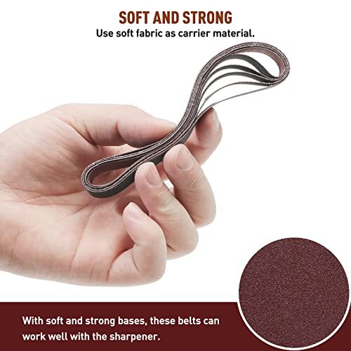 45 Pcs 1/2 x 12 Replacement Sharpening Belt Kit for Official Work Sharp New